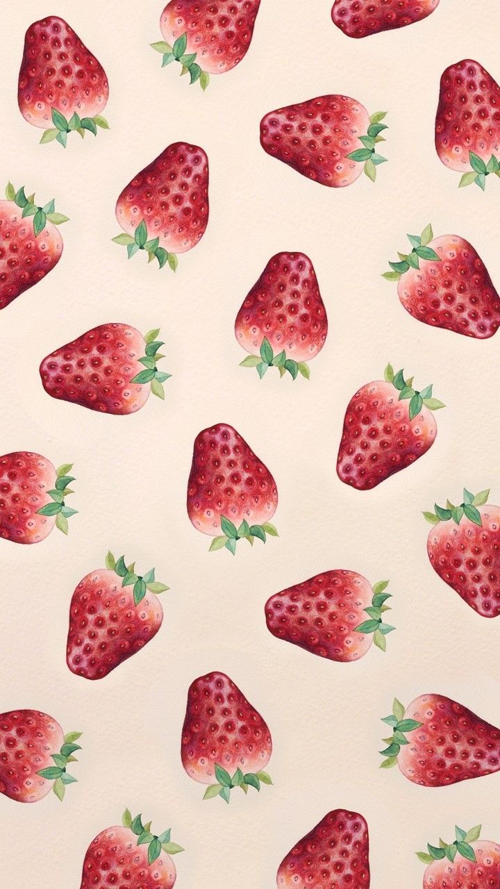 Cute Aesthetic Strawberry Wallpapers Wallpapers