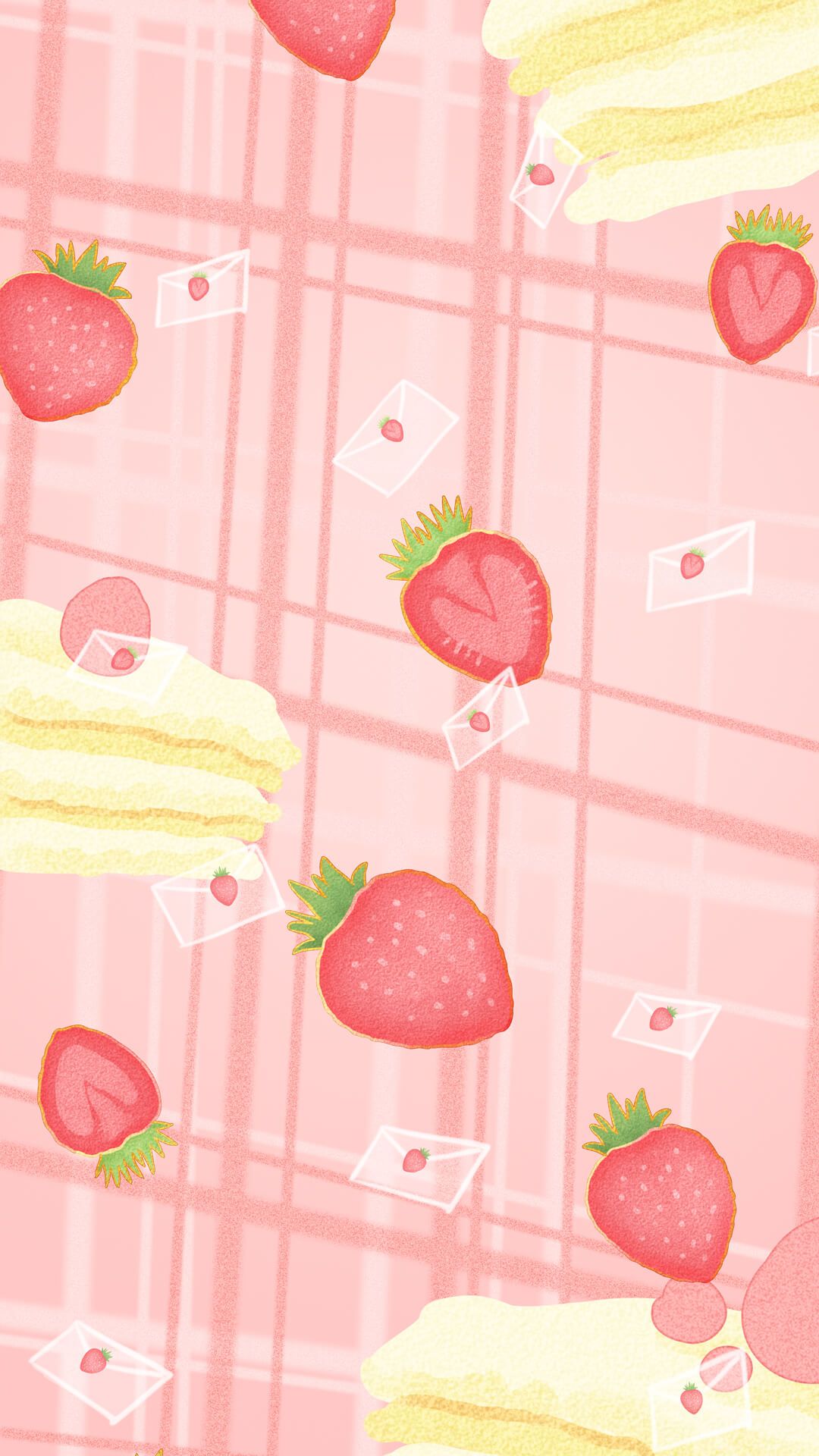 Cute Aesthetic Strawberry Wallpapers Wallpapers