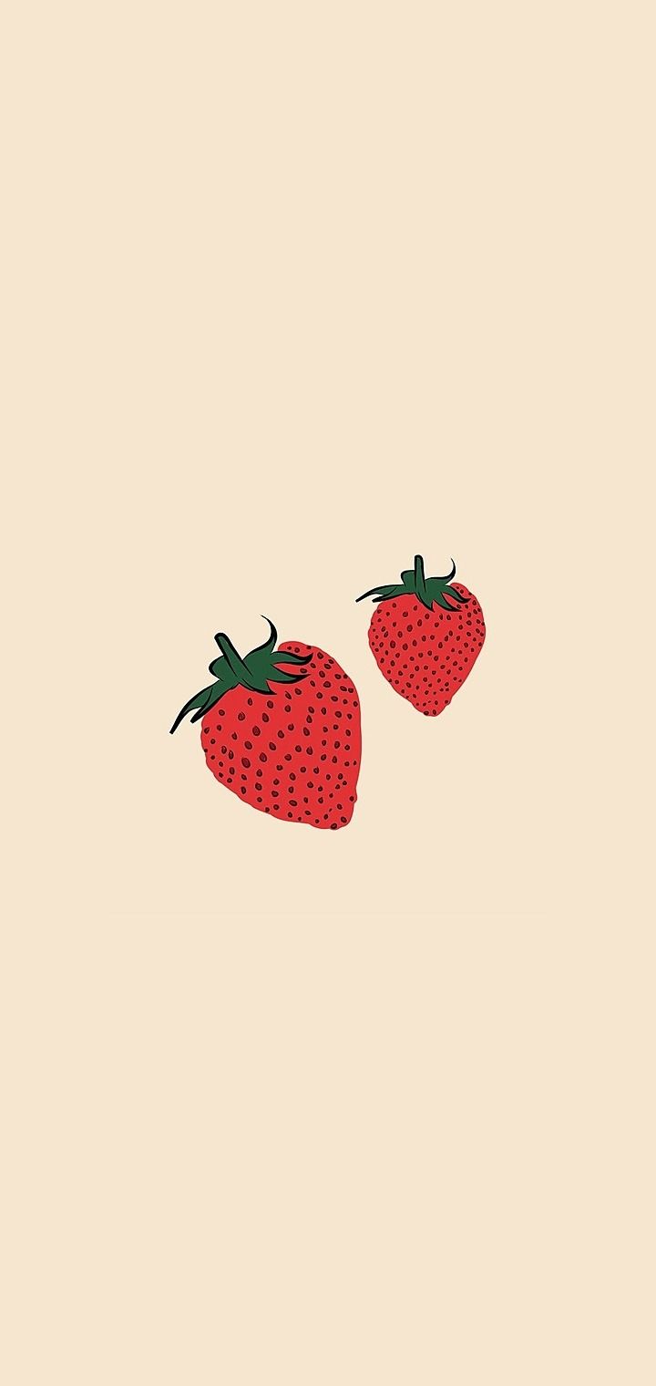 Cute Aesthetic Strawberry Wallpapers Wallpapers