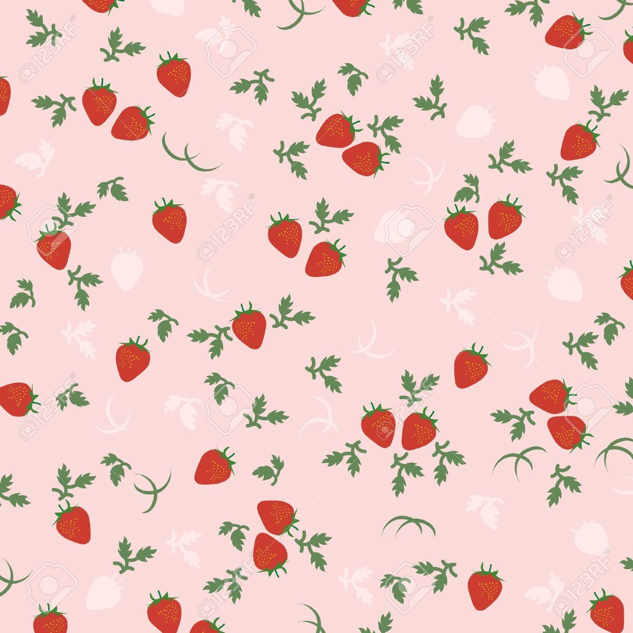 Cute Aesthetic Strawberry Wallpapers Wallpapers