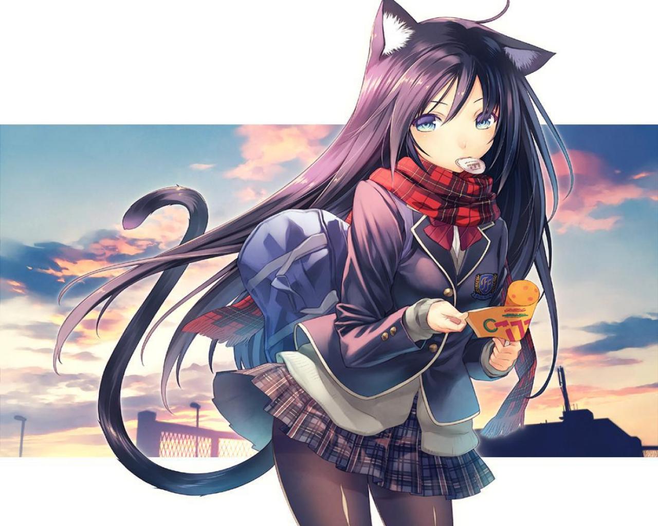 Cute Anime Cat Girl Wallpapers