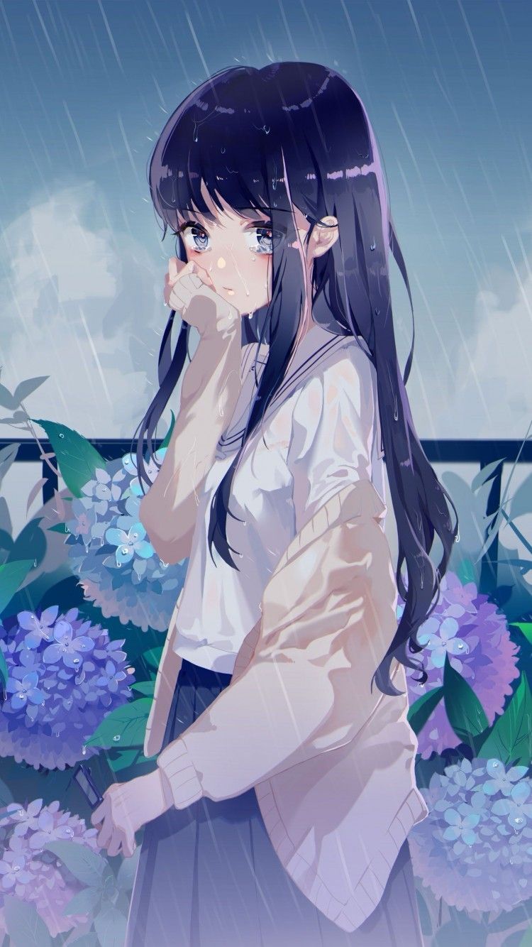 Cute Anime Girl Crying Wallpapers Wallpapers