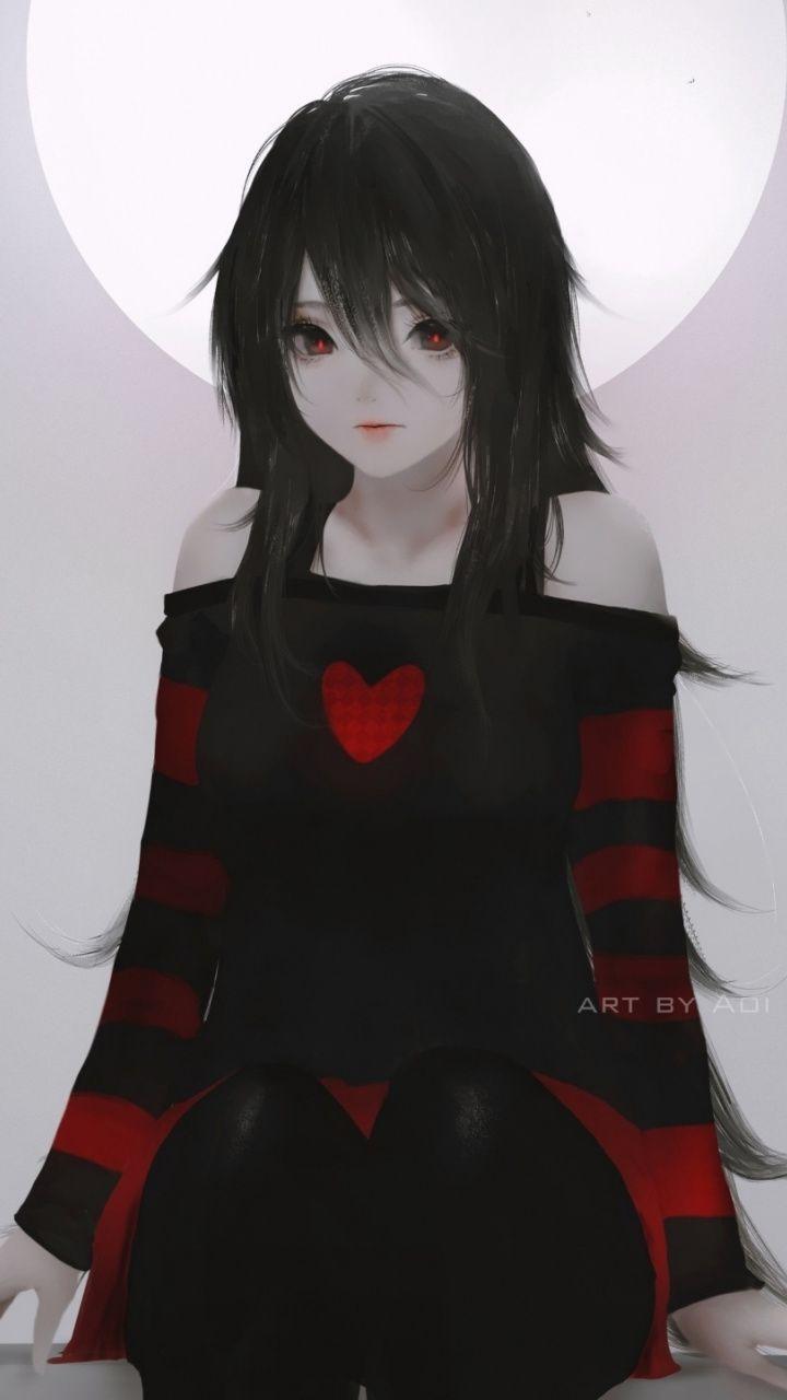 Cute Anime Girl Dark Wallpapers