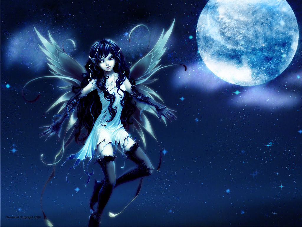 Cute Anime Girl Dark Wallpapers