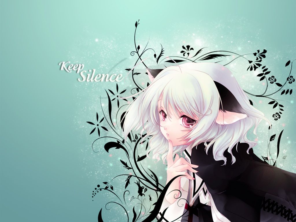 Cute Anime Girl White Hair Wallpapers Wallpapers