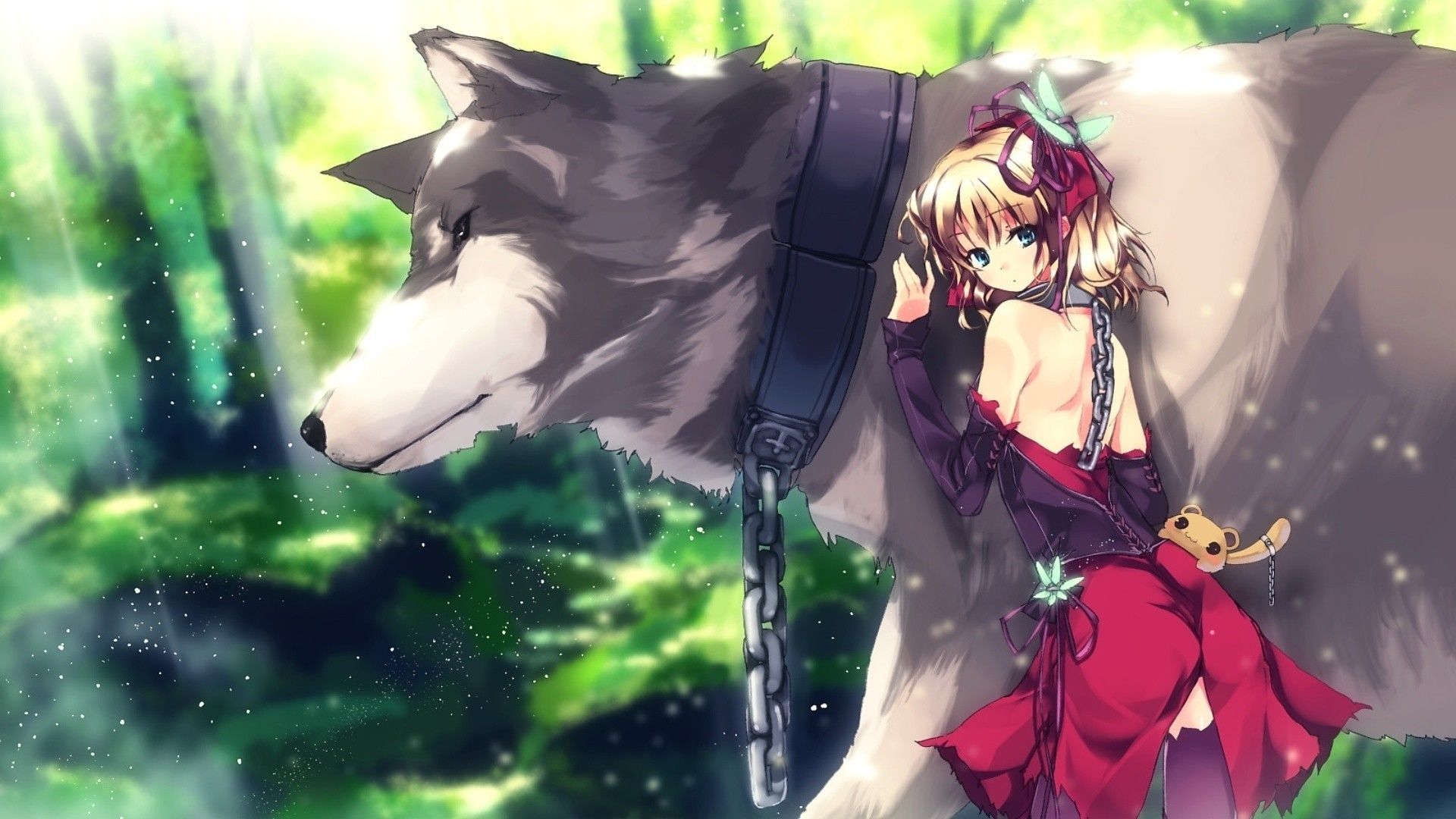 Cute Anime Girl Wolf Wallpapers Wallpapers