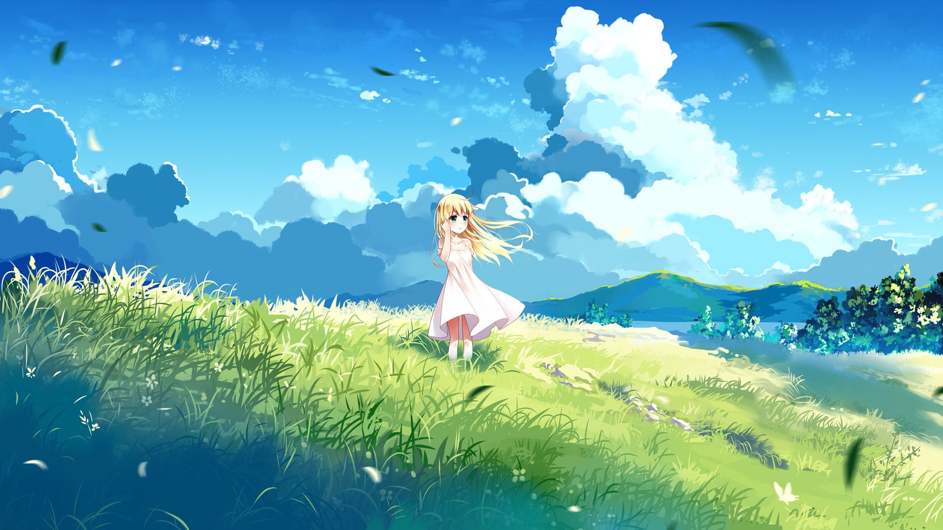 Cute Anime Landscape Wallpapers Wallpapers