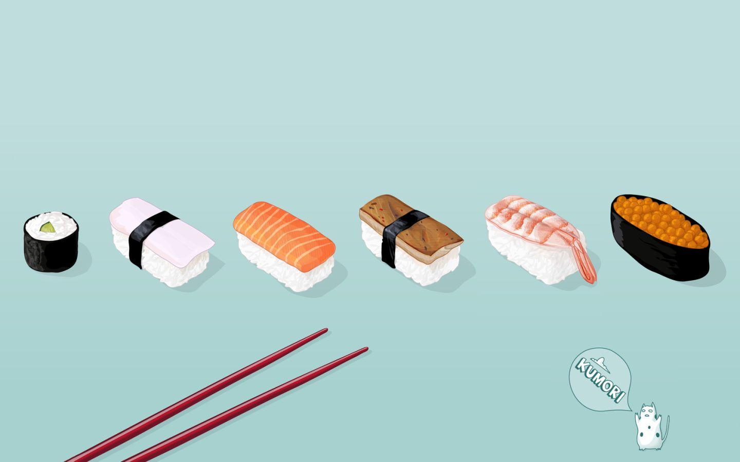 Cute Anime Sushi Wallpapers