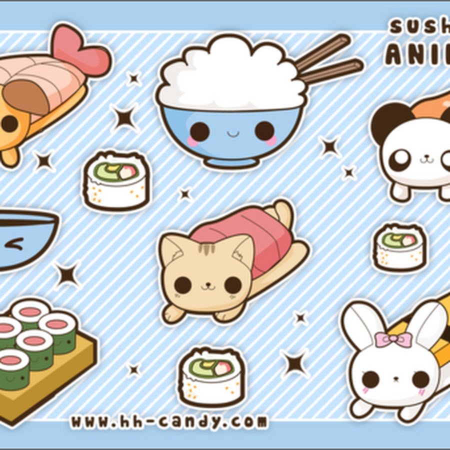 Cute Anime Sushi Wallpapers