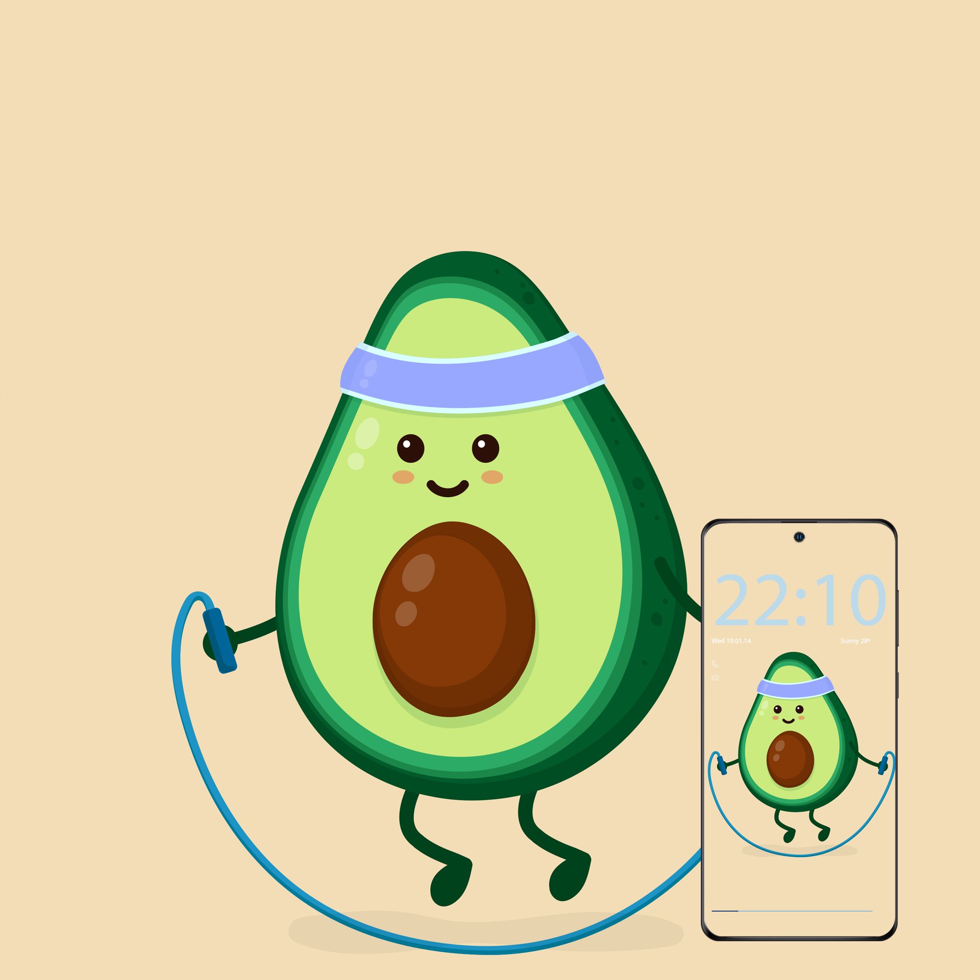 Cute Avocado Wallpapers Wallpapers