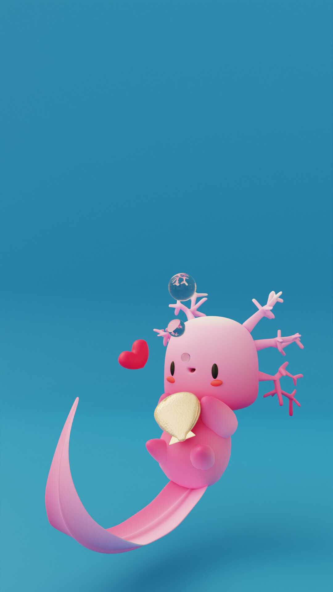 Cute Axolotl Wallpapers Wallpapers