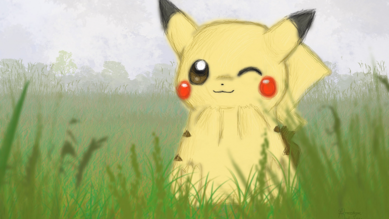 Cute Baby Pikachu Wallpapers