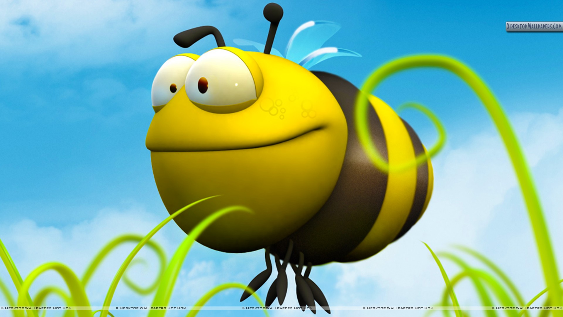 Cute Bee Desktop Wallpapers