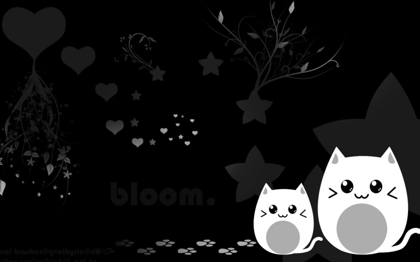 Cute Black And White Wallpapers
