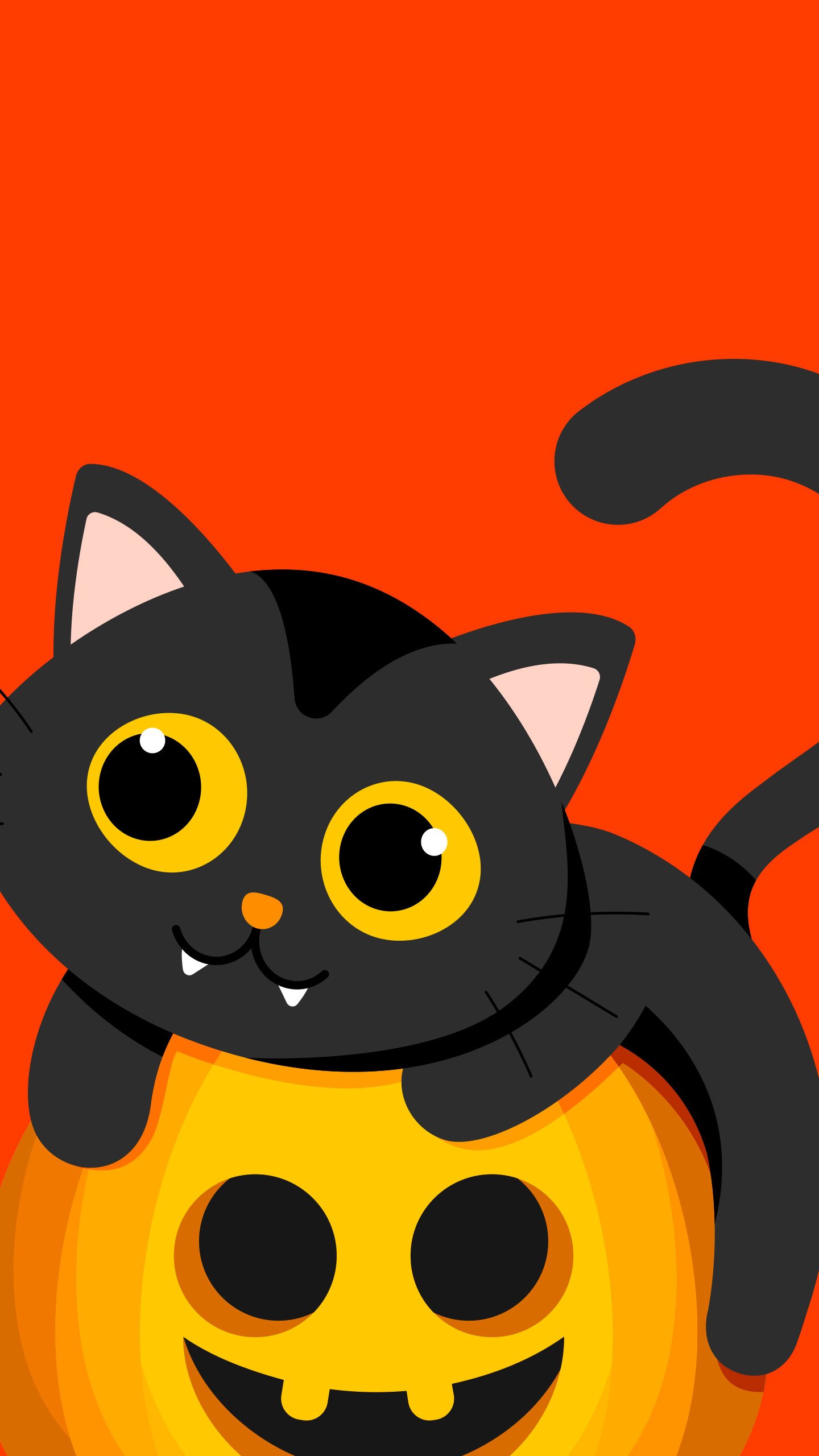 Cute Black Cat Halloween Wallpapers