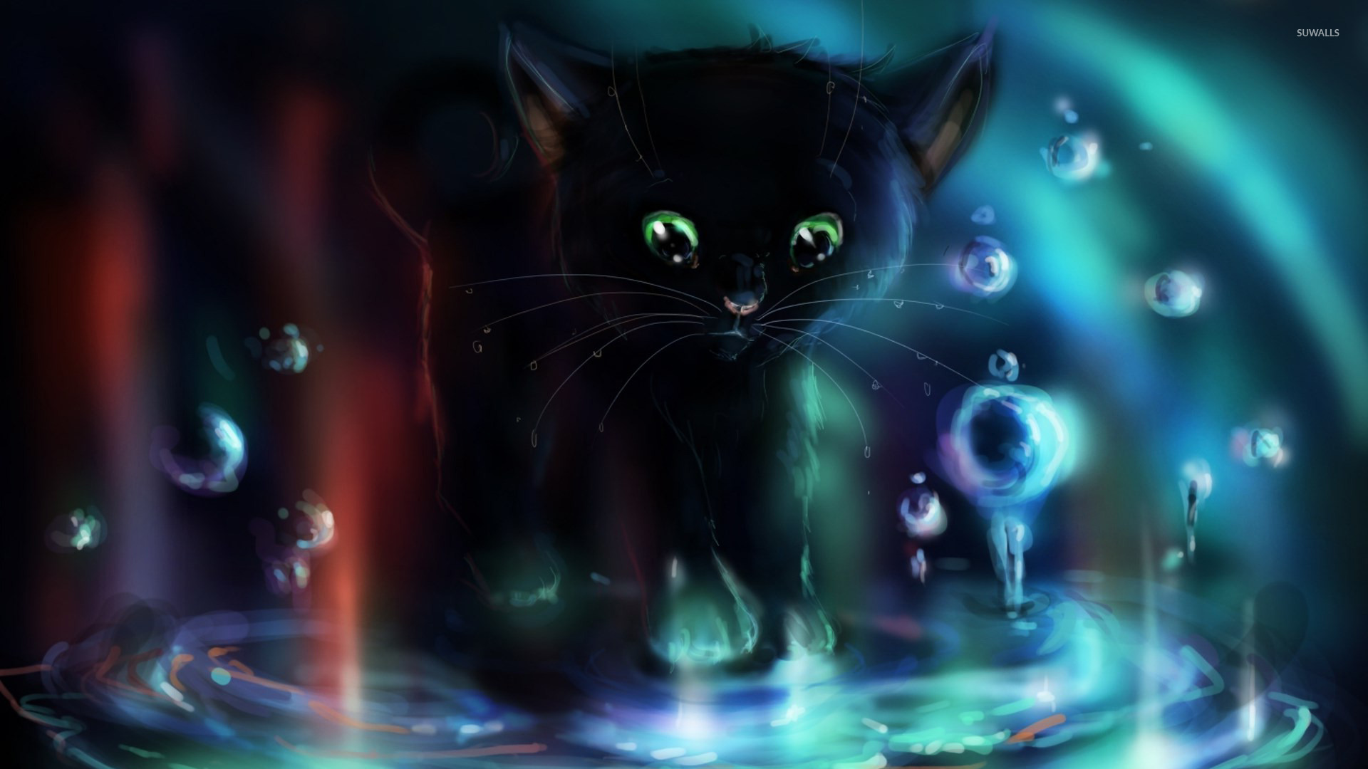 Cute Black Cat Halloween Wallpapers