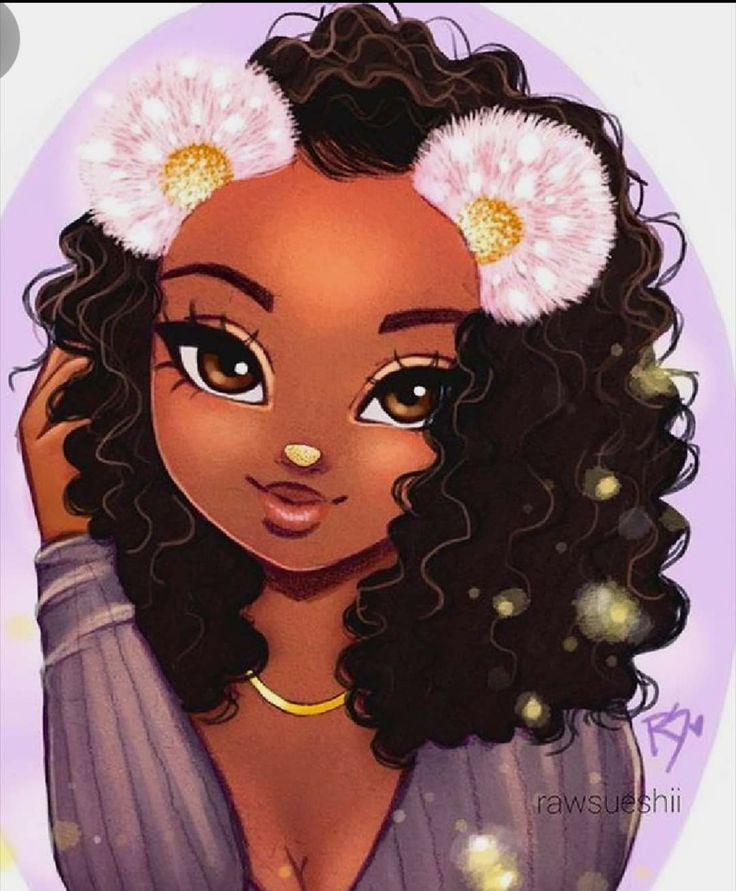 Cute Black Girl Drawings Wallpapers Wallpapers