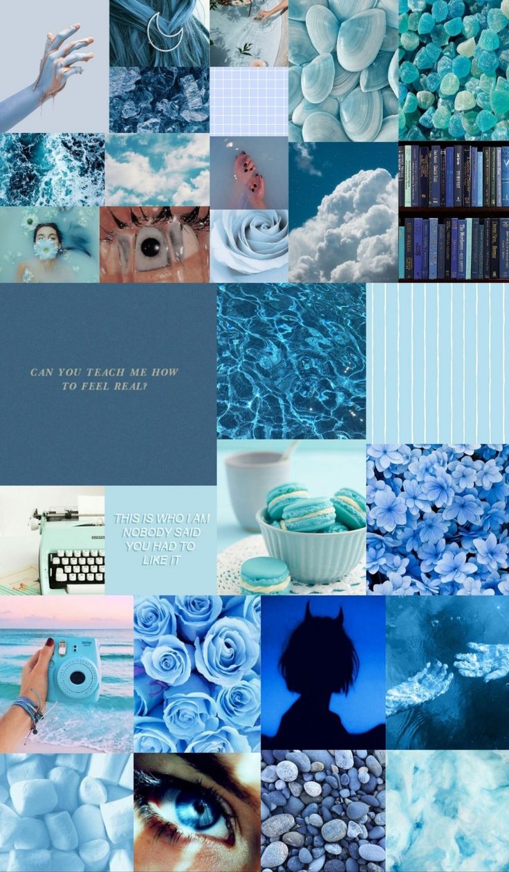 Cute Blue Aesthetic Wallpapers Wallpapers