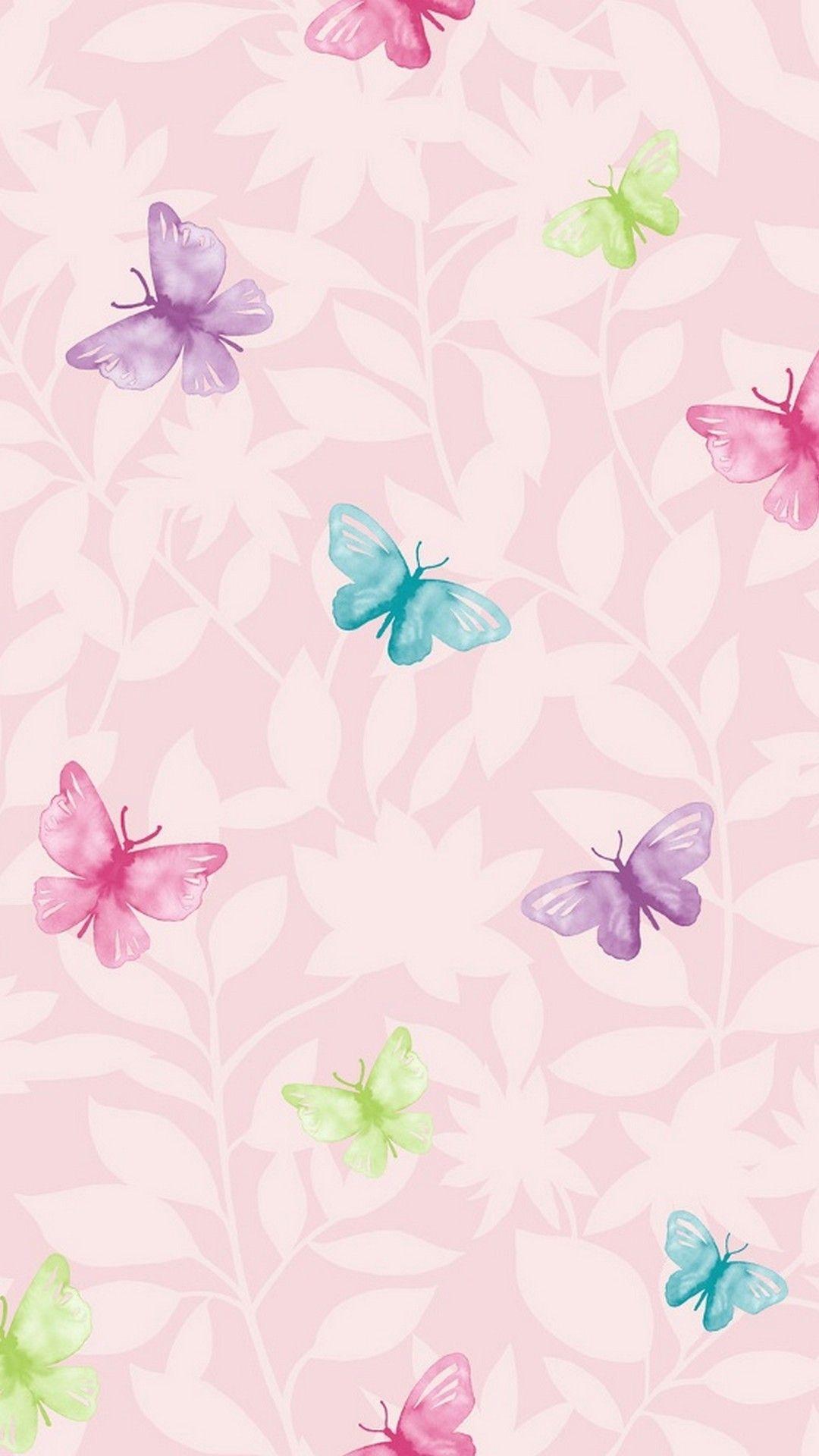 Cute Butterfly Baby Pink Wallpapers Wallpapers