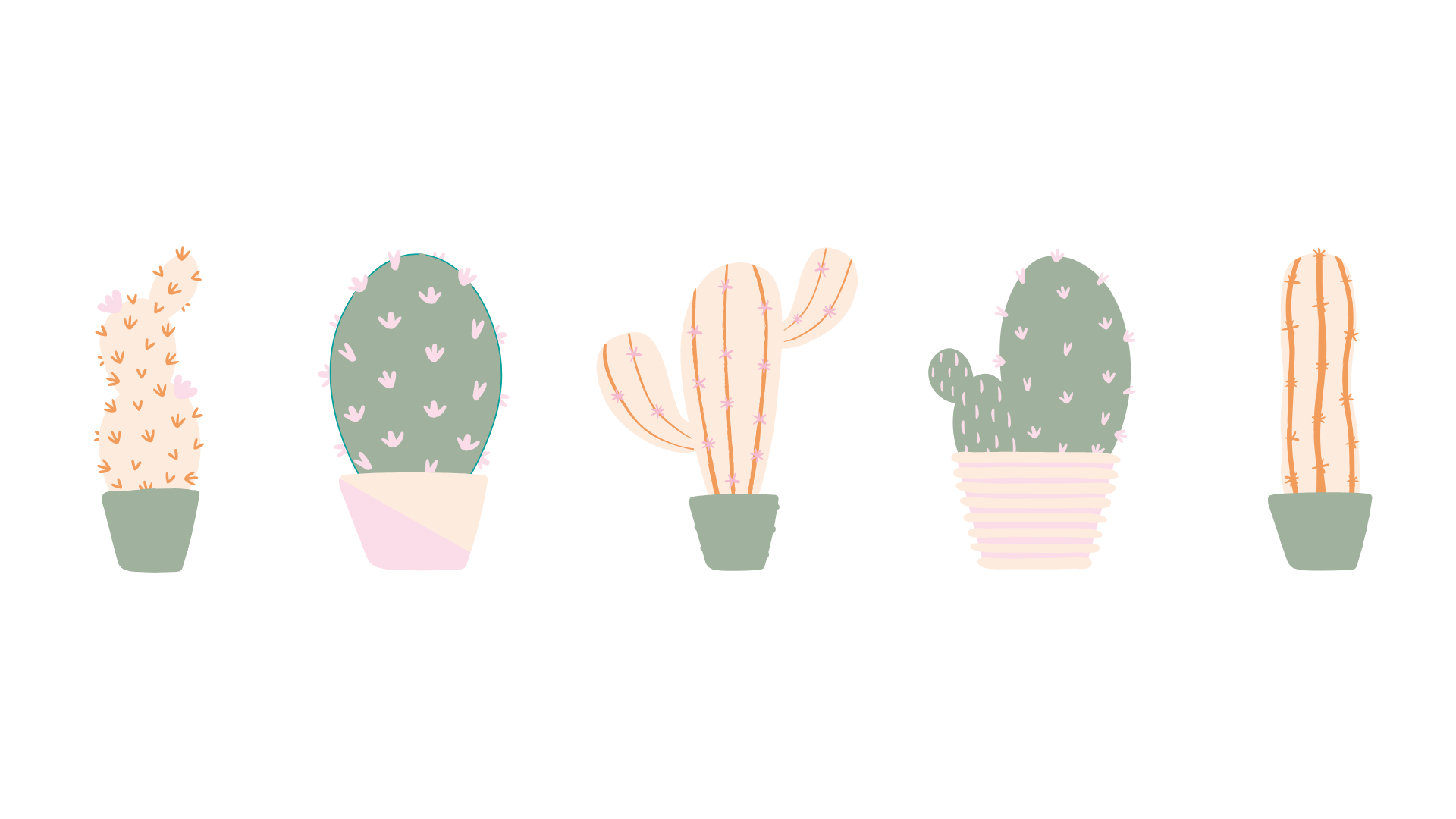 Cute Cactus Desktop Wallpapers