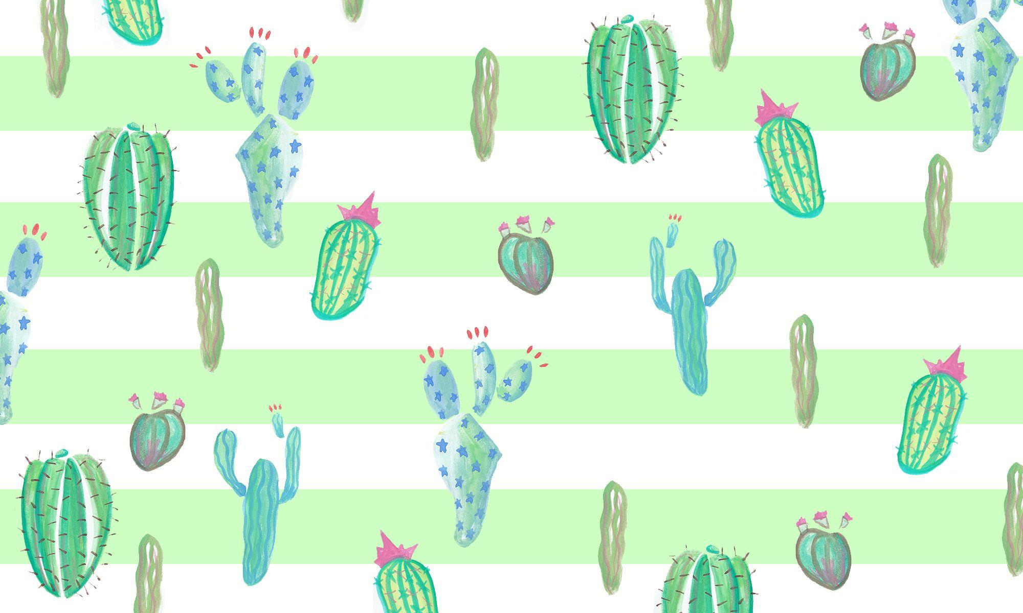 Cute Cactus Desktop Wallpapers