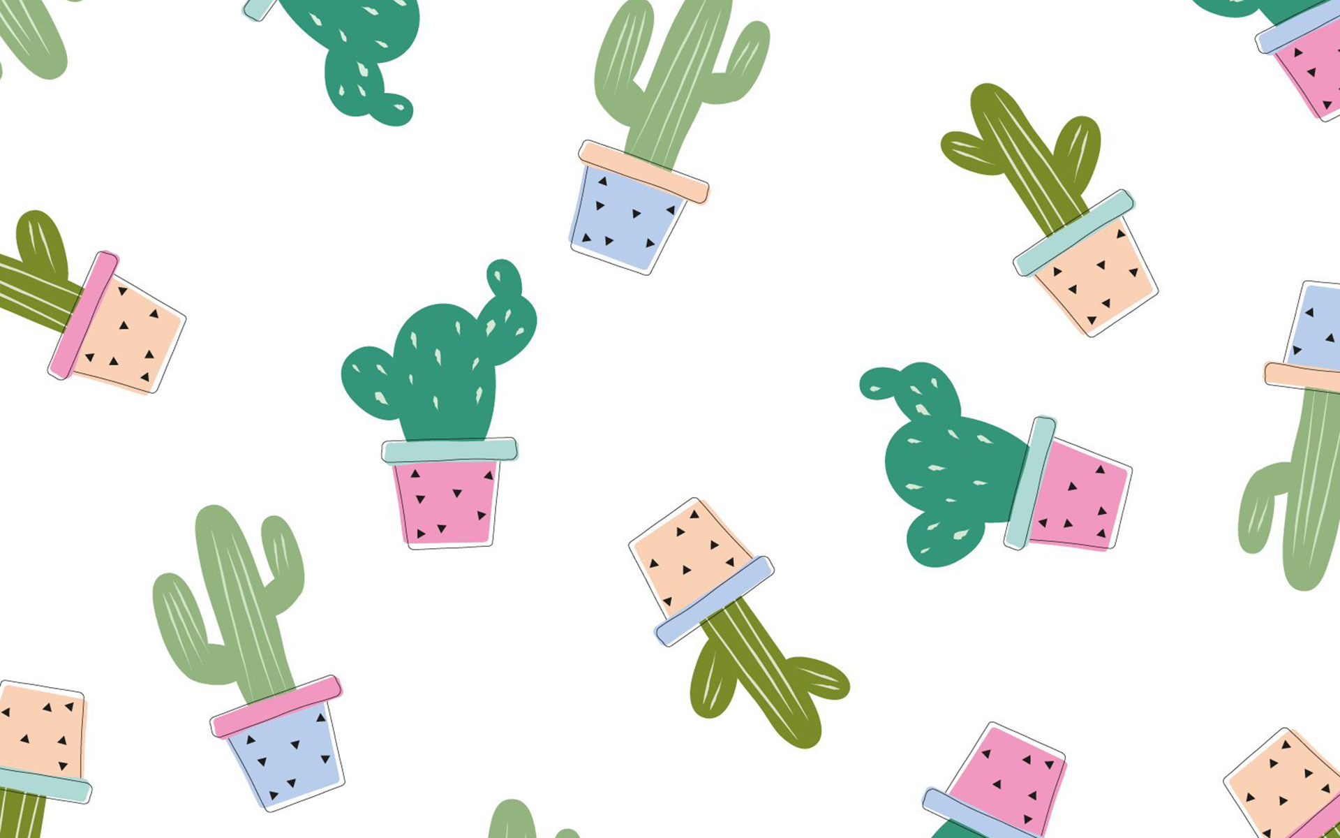 Cute Cactus Wallpapers Wallpapers