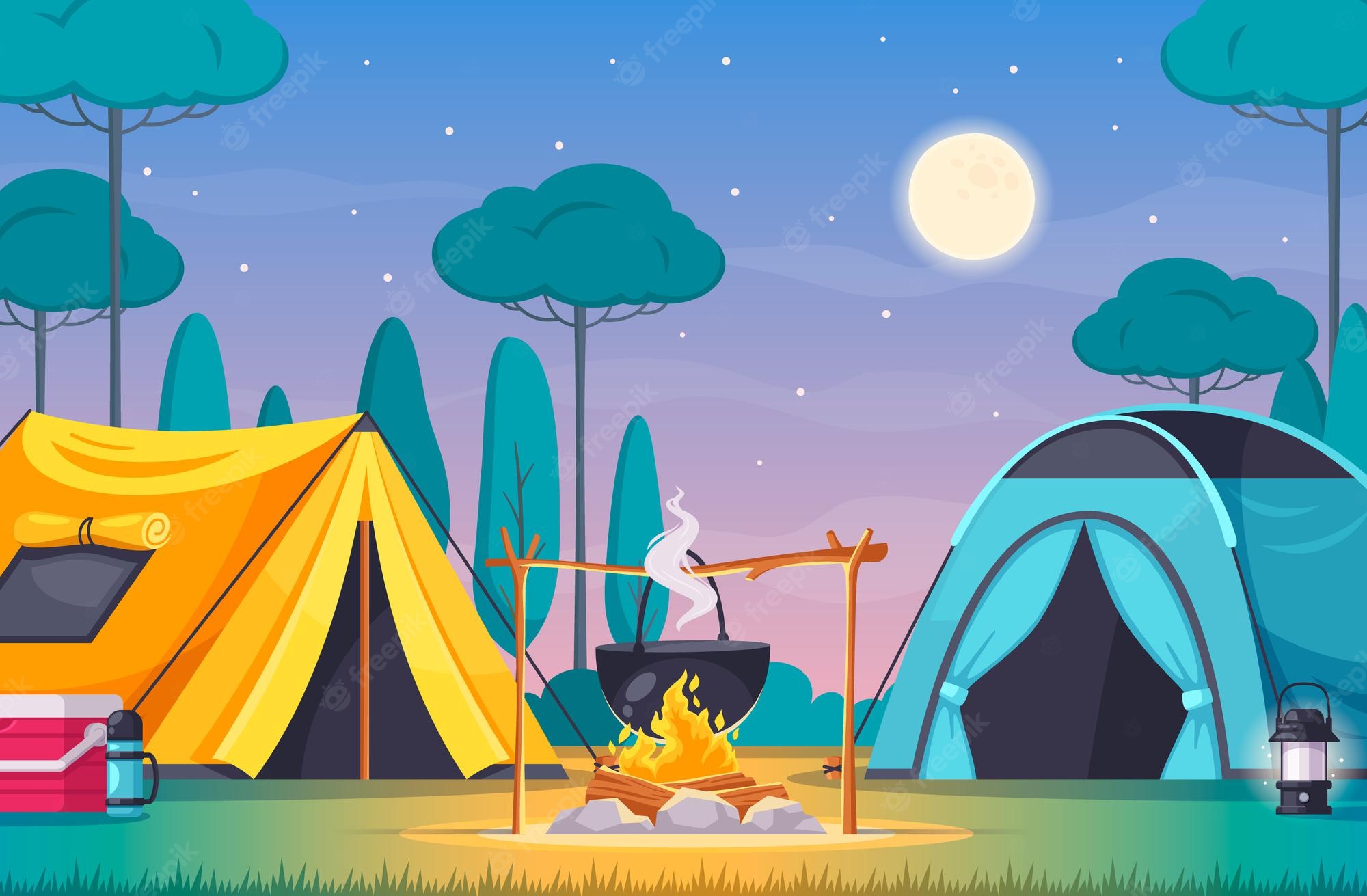 Cute Camping Wallpapers