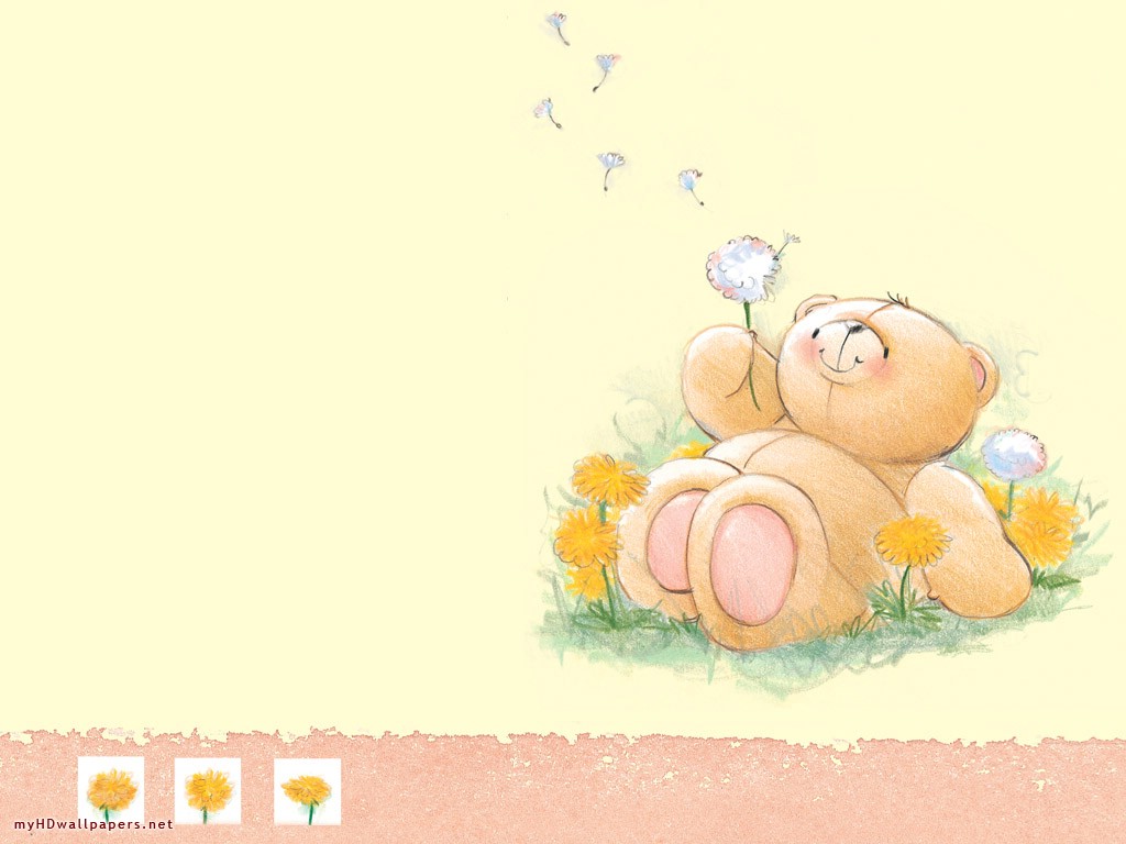 Cute Cartoon Bear Wallpapers