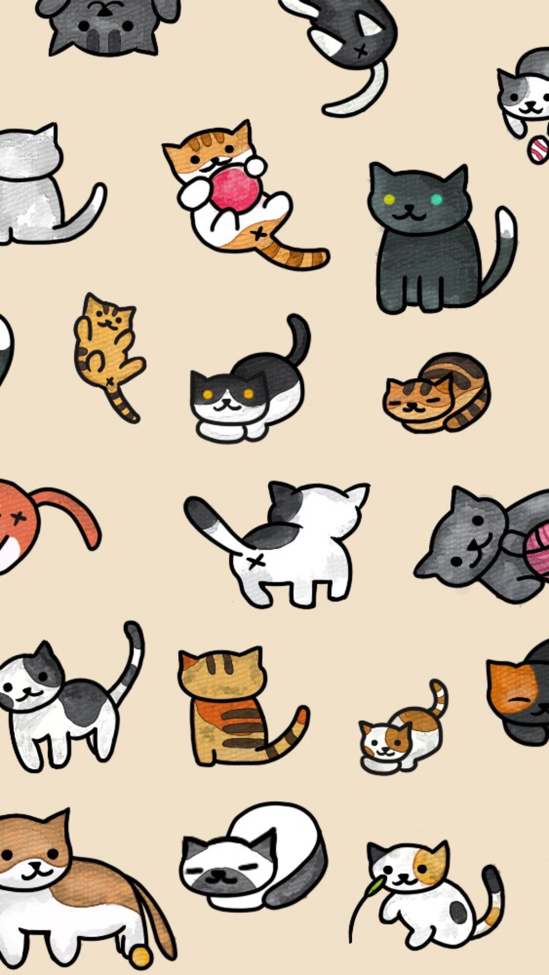 Cute Cartoon Cat Wallpapers