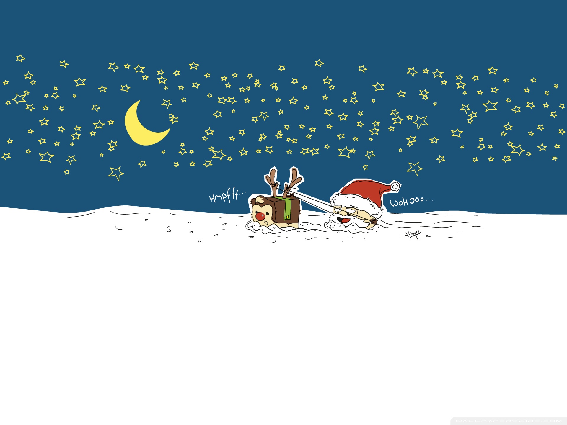 Cute Cartoon Christmas Wallpapers