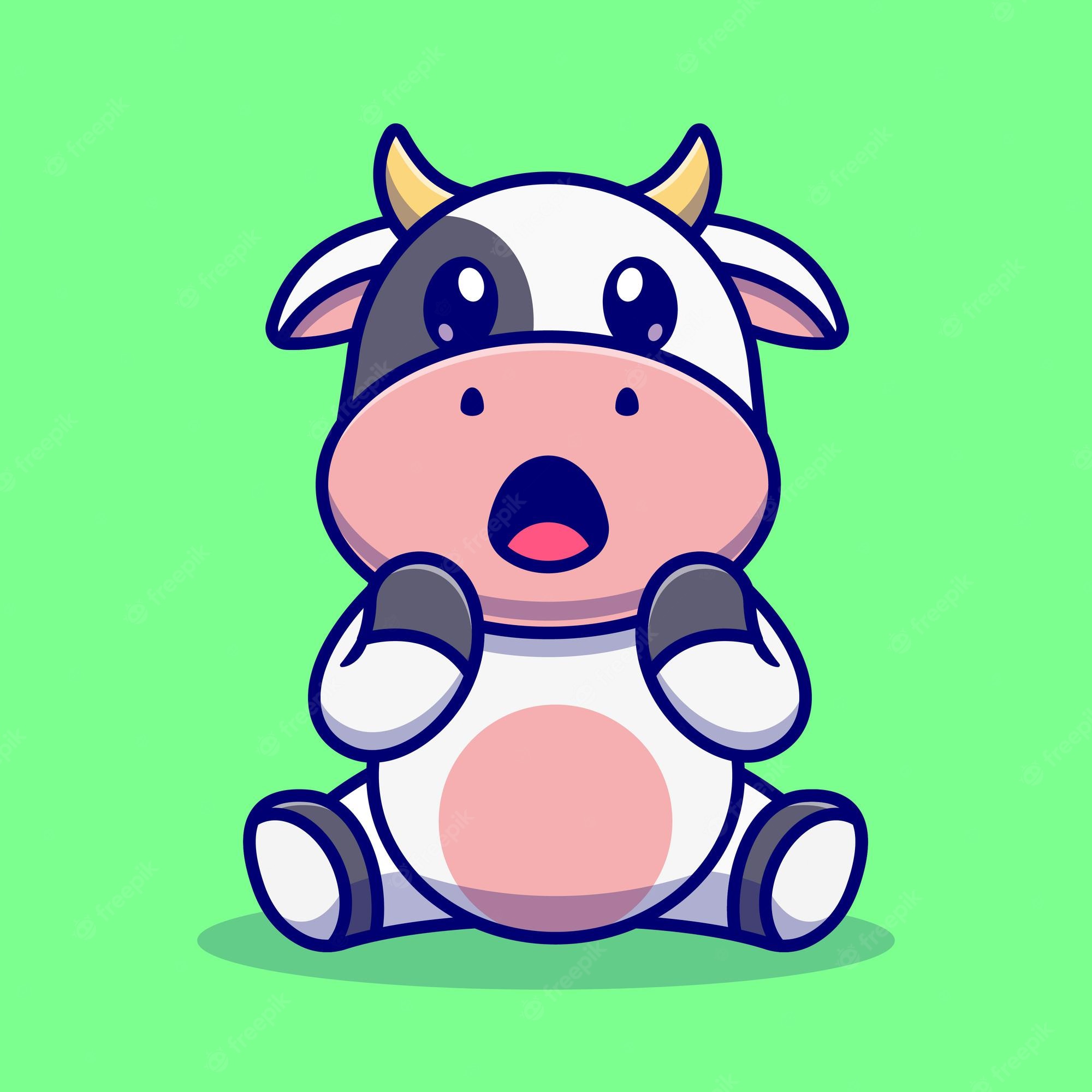 Cute Cartoon Cow Wallpapers