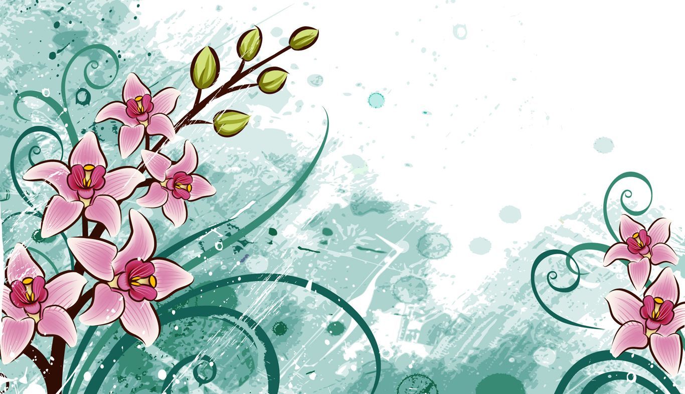 Cute Cartoon Flower Wallpapers