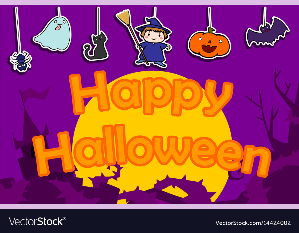 Cute Cartoon Happy Halloween Wallpapers