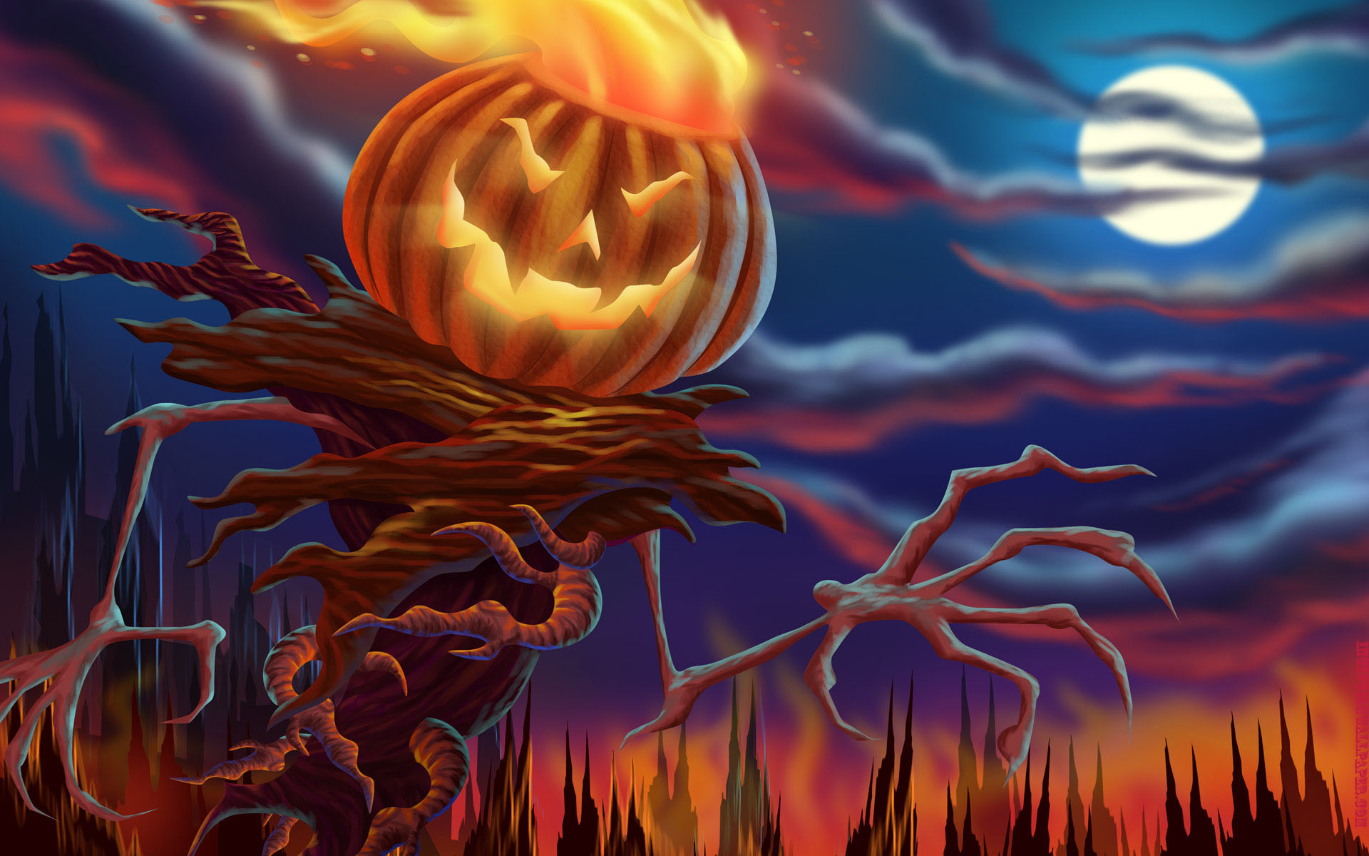 Cute Cartoon Happy Halloween Wallpapers