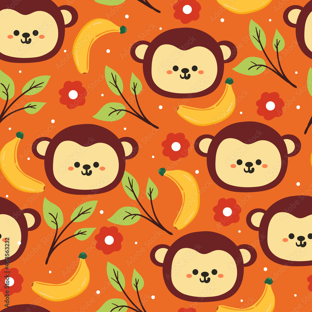 Cute Cartoon Monkey Wallpapers