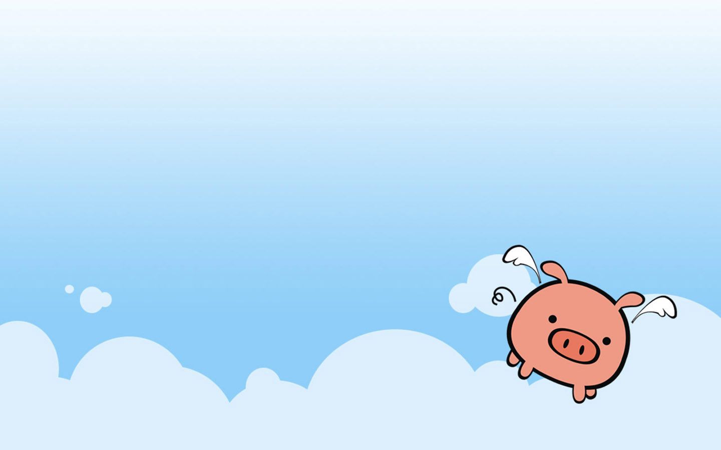 Cute Cartoon Pig Wallpapers