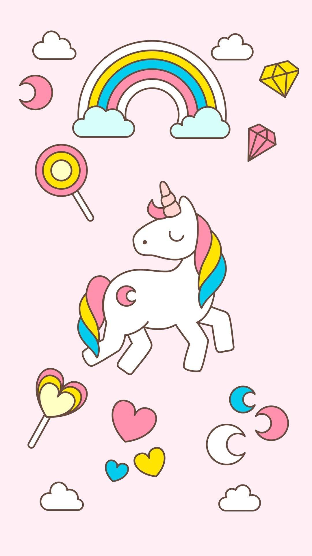 Cute Cartoon Unicorn Wallpapers Wallpapers