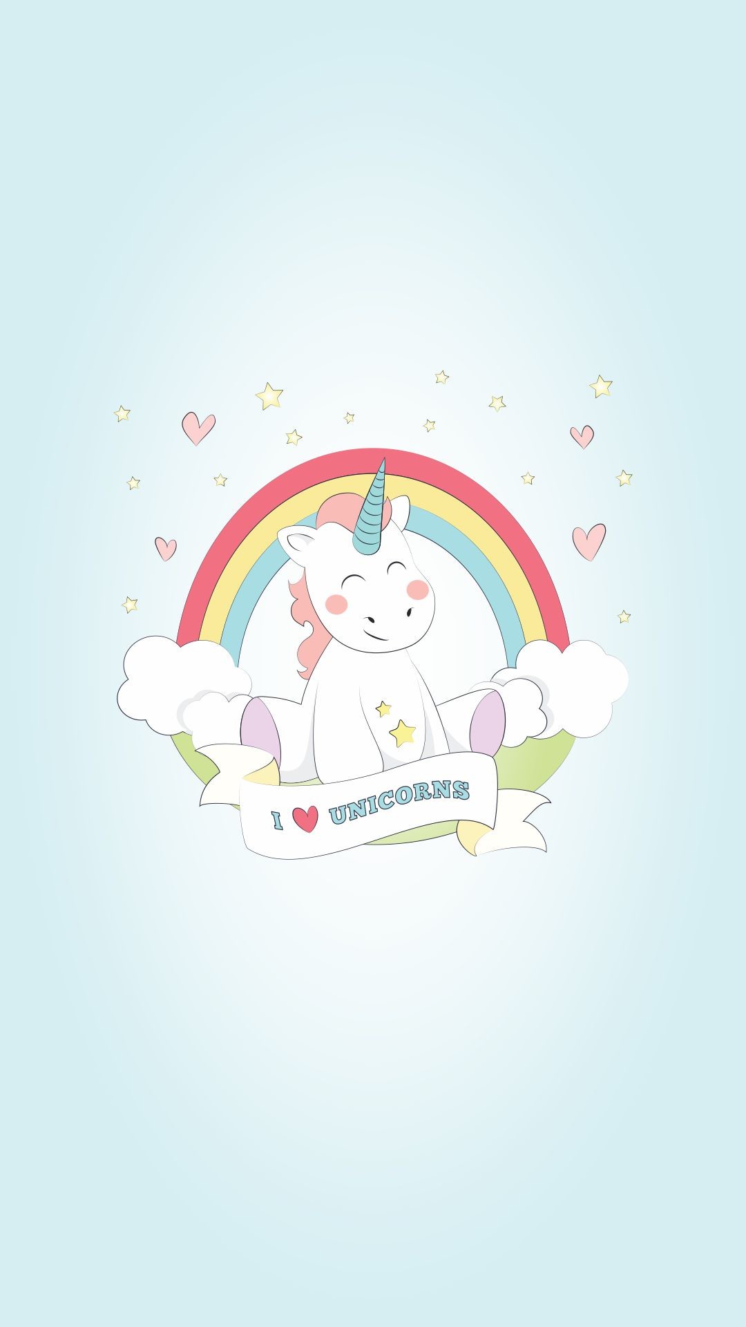 Cute Cartoon Unicorn Wallpapers Wallpapers