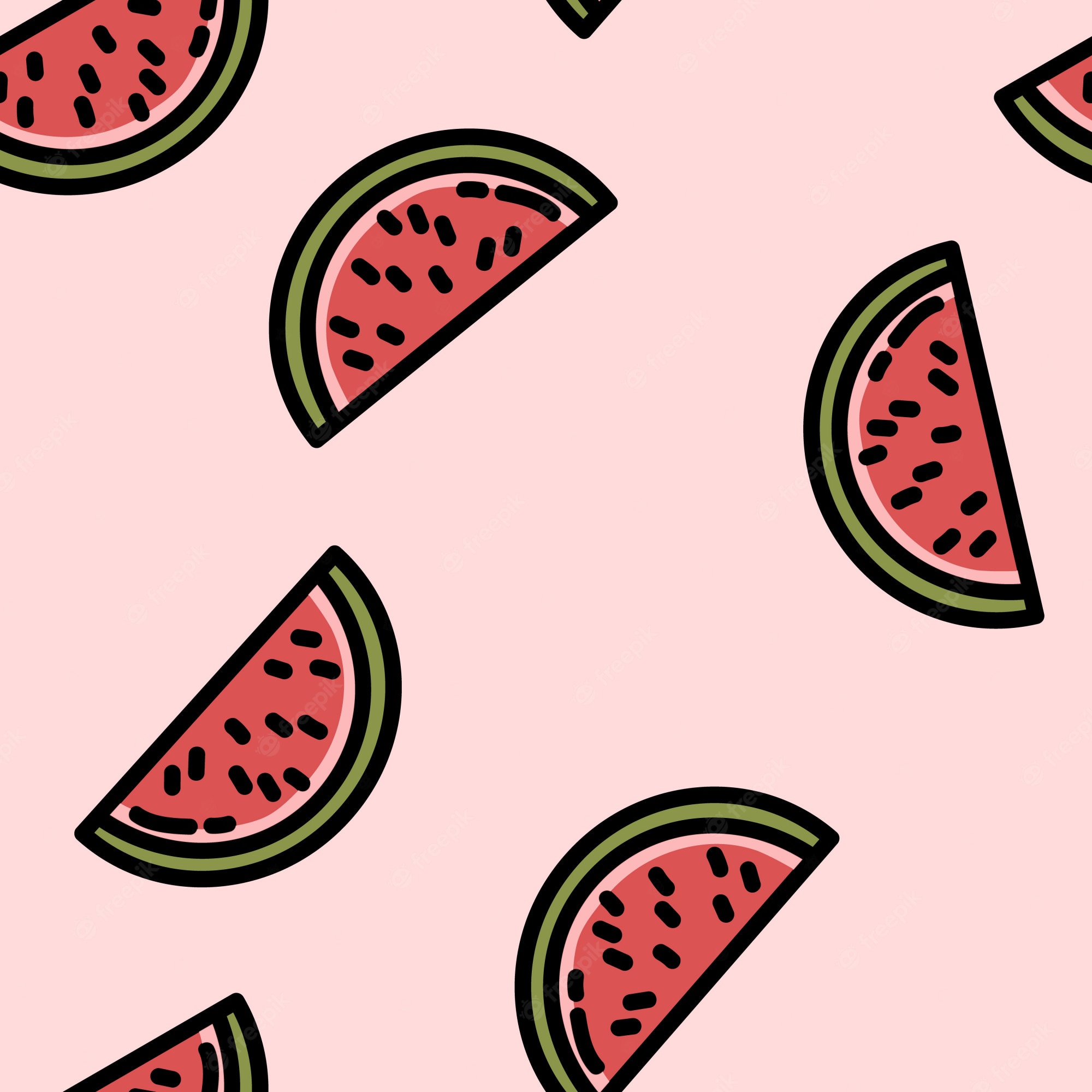 Cute Cartoon Watermelon Wallpapers