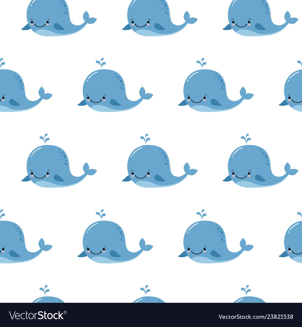 Cute Cartoon Whale Wallpapers