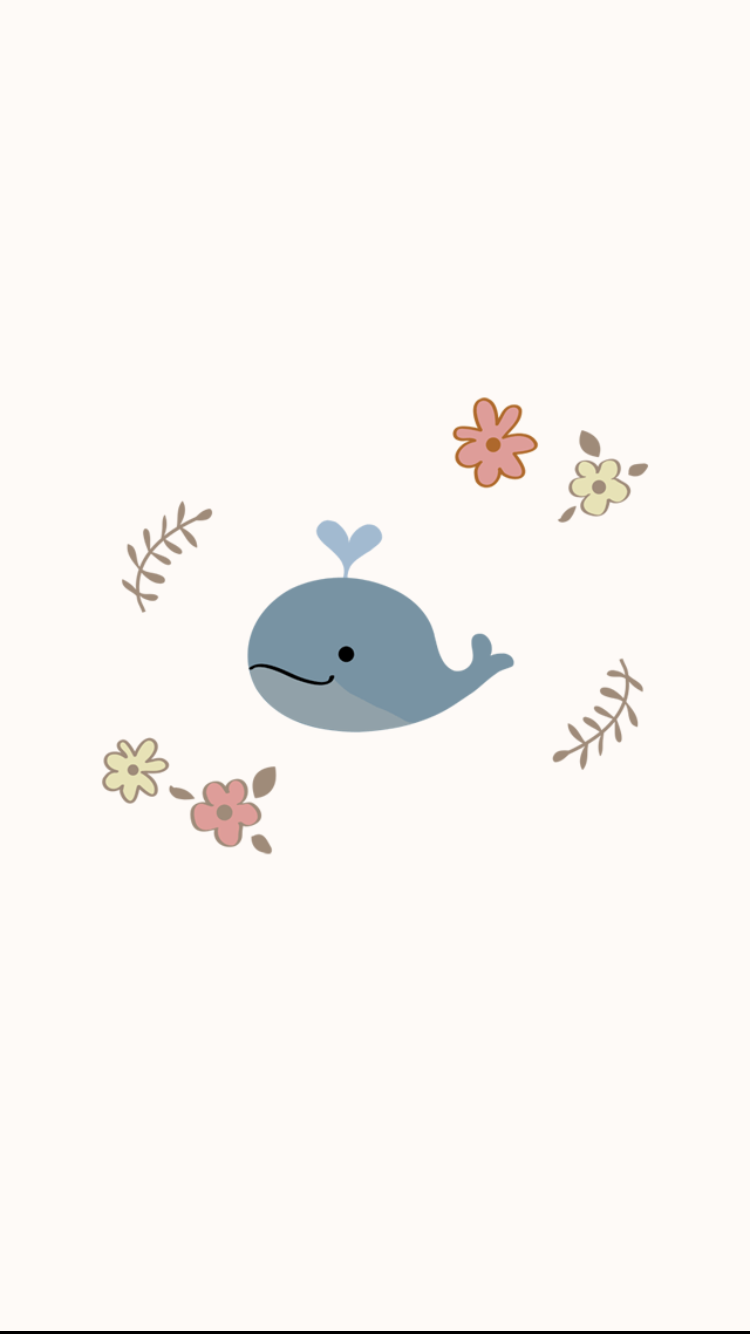Cute Cartoon Whale Wallpapers