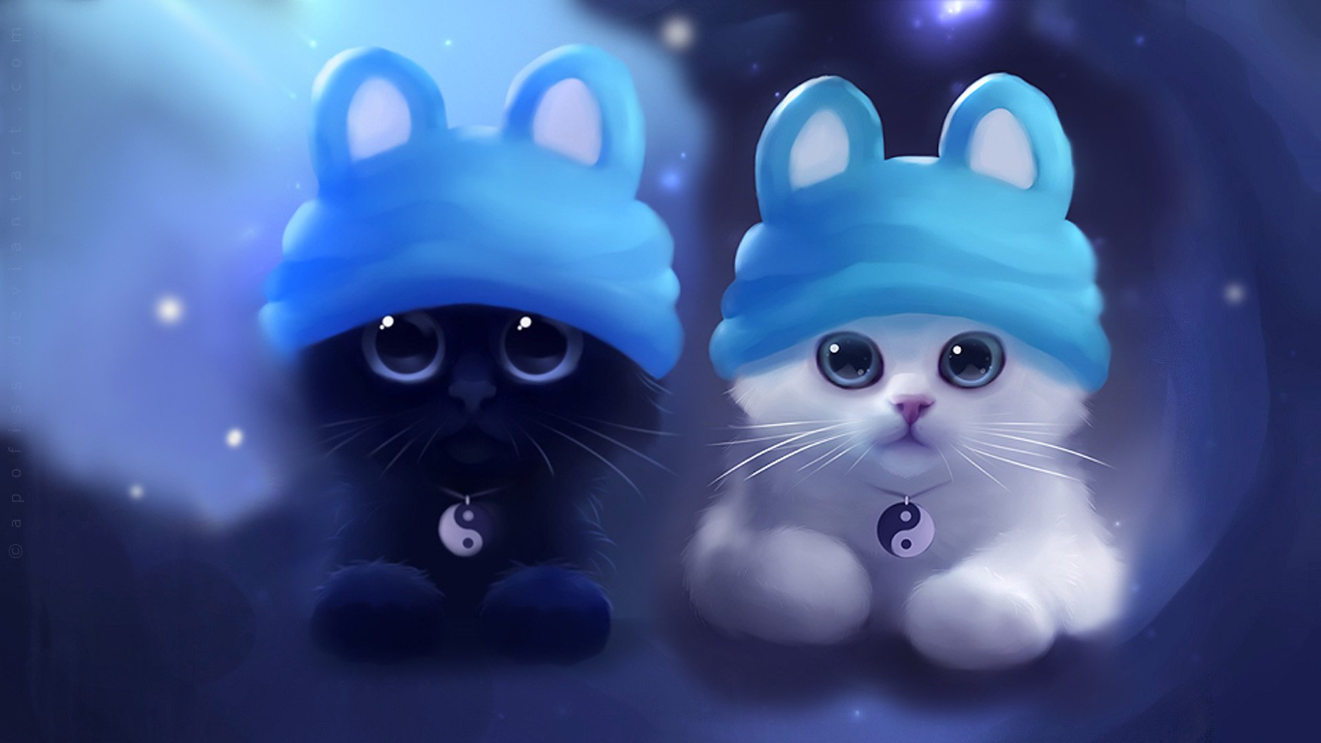 Cute Cat Drawings Wallpapers