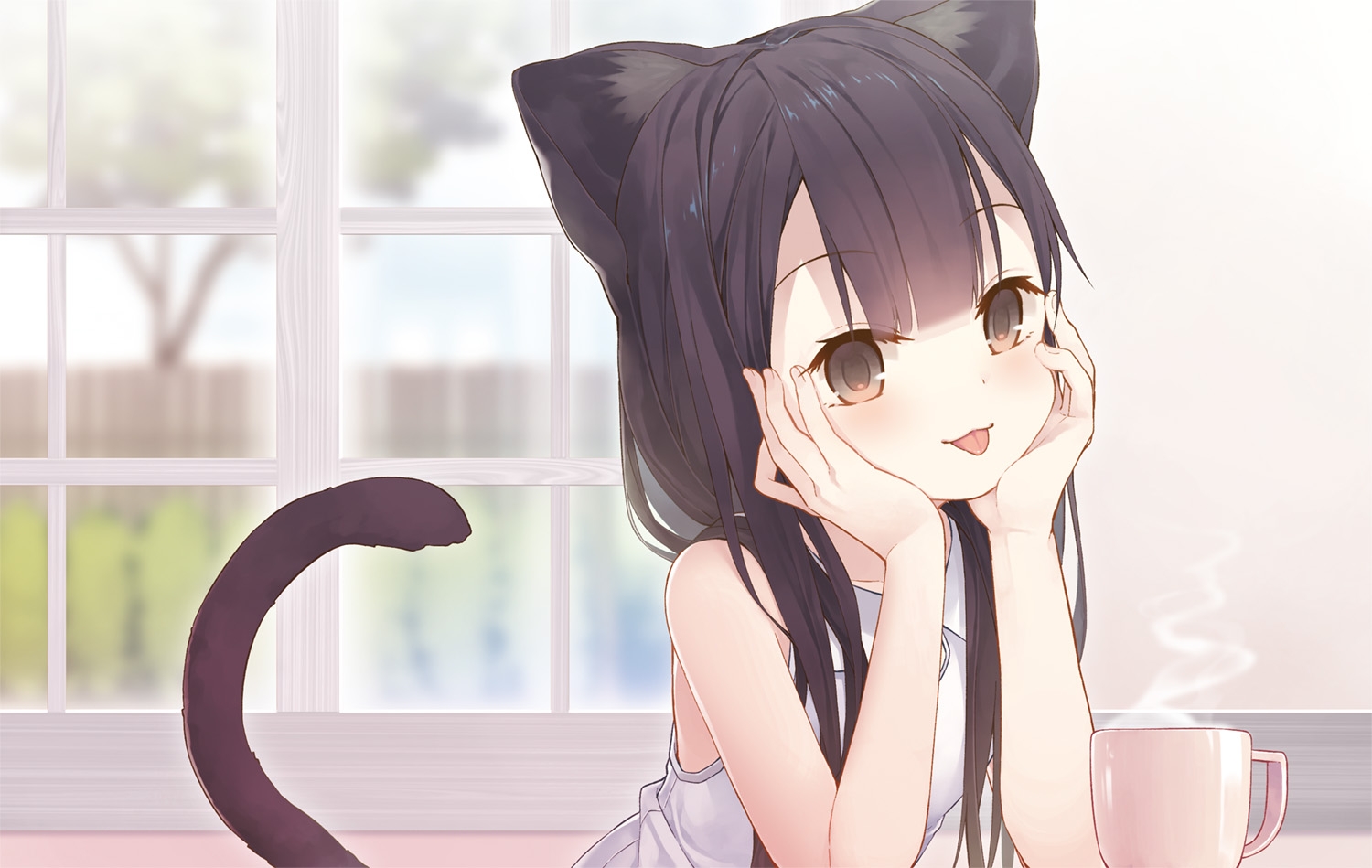 Cute Cat Girl Wallpapers