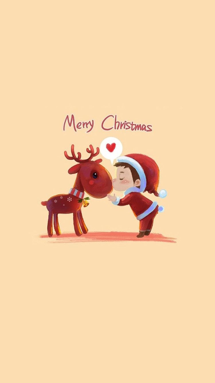 Cute Christmas Reindeer Wallpapers