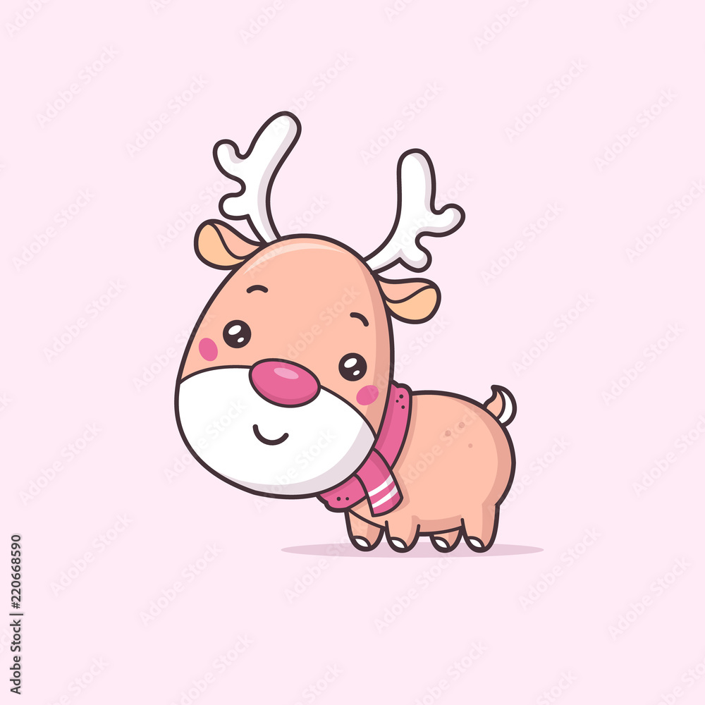 Cute Christmas Reindeer Wallpapers