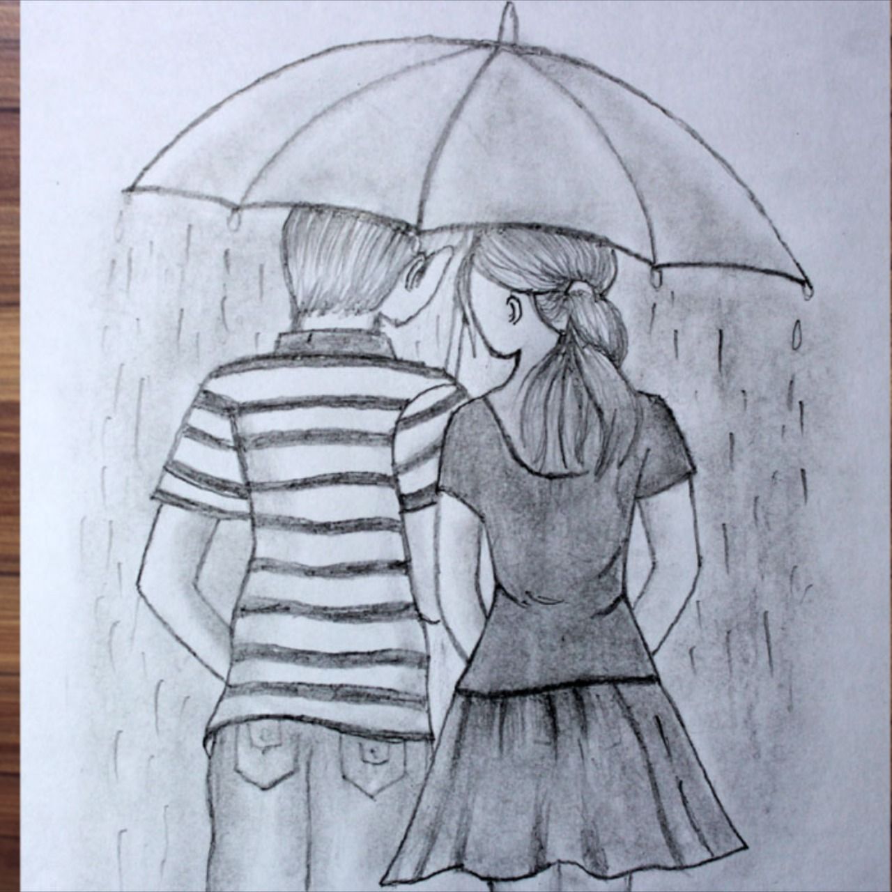 Cute Couple Drawing Wallpapers
