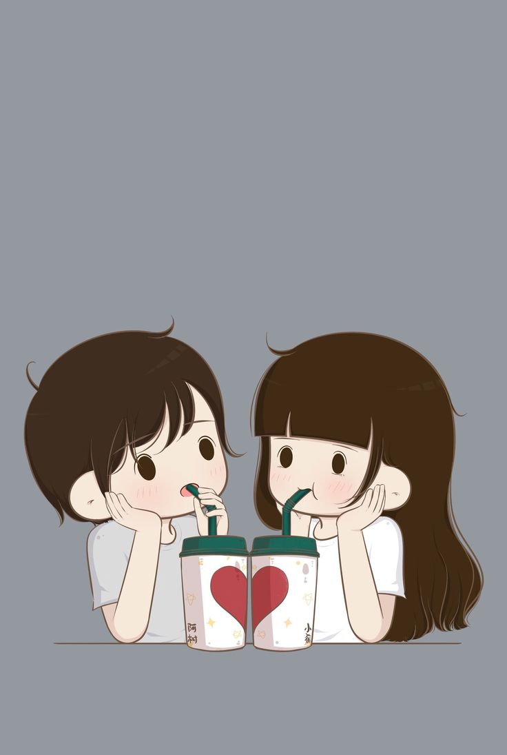 Cute Couple Goals Cartoon Wallpapers Wallpapers