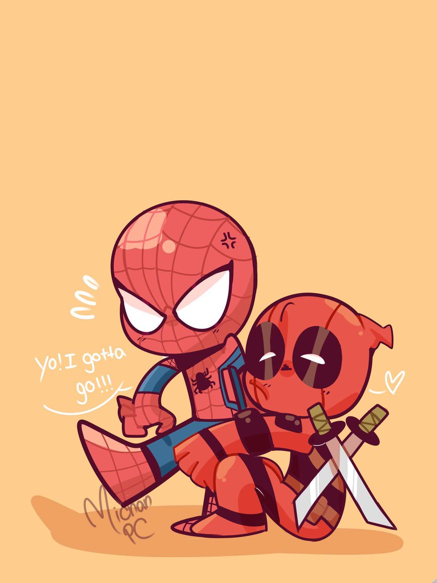 Cute Deadpool And Spider Man Wallpapers