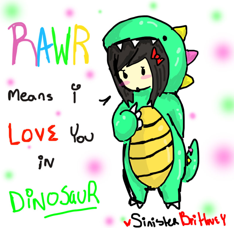 Cute Dinosaur Rawr Wallpaper Wallpapers