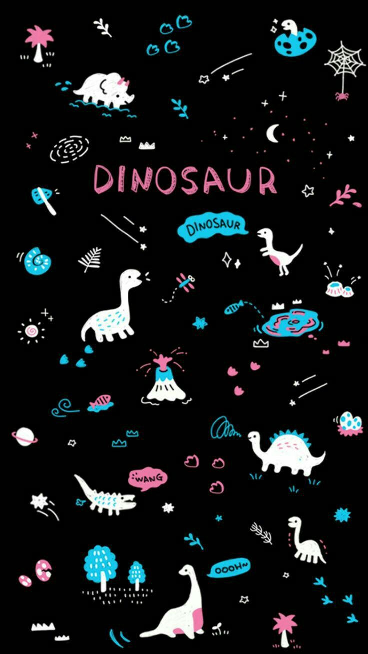 Cute Dinosaur Rawr Wallpaper Wallpapers